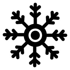 Obraz premium snowflake Line Icon