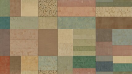 Fototapeta premium Subtle floral and leaf motif background in muted earth tones, providing a natural and sophisticated aesthetic suitable for commercial use in web design and print materials