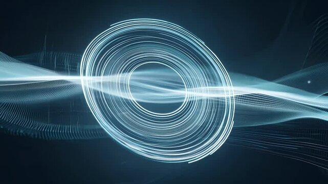 abstract concentric circles rotating particles futuristic designs datum circle ring connection communication fx line particle landscape fractal motion graphic circular pattern stroke