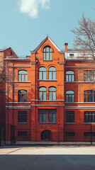 Fototapeta premium Modern educational building designed to inspire learning