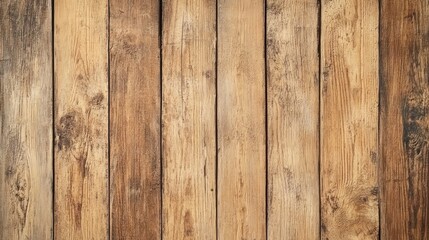 Fototapeta premium Closeup of rustic wood planks with a natural, weathered finish.