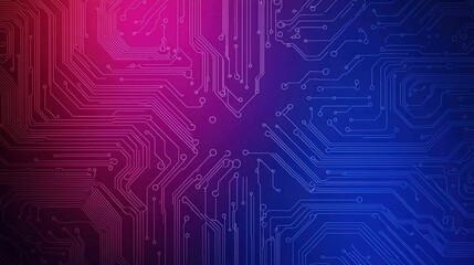 Abstract Digital Circuit Board Background Tech Network Innovation