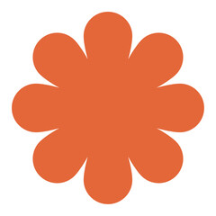 flower petals geometric shape