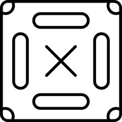 Obraz premium Carrom Icon