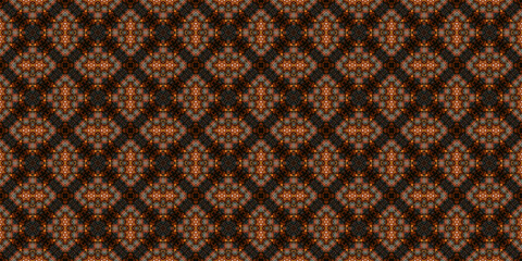 Fototapeta premium Seamless abstract pattern. The texture is abstract. Abstract endless symmetrical background