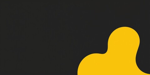 Minimalist Resume Layout with Yellow Accents, simple typography, confidence booster