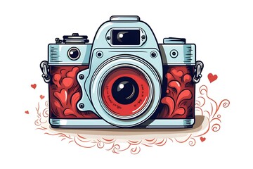 Flat Design World Photography Day Concept Background photo earth camera image poster technology nature day film international lens picture illustration photographer design vector