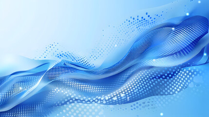 abstract blue technology banner design