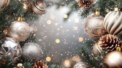Christmas decoration transparent background