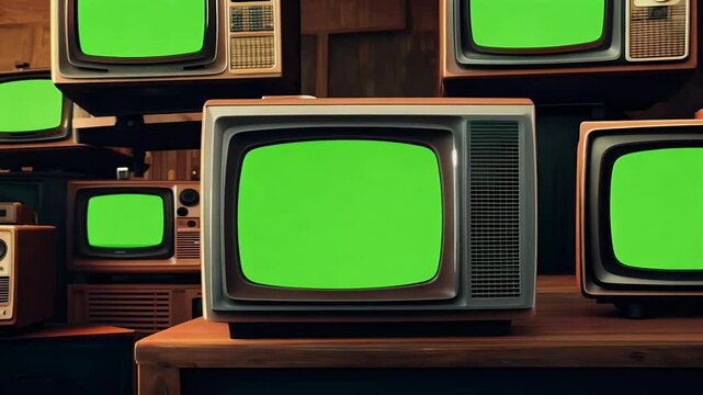 perfect creating throwback visuals use video projects requiring effects television chroma key pile analog antique background broadcast broadcasting grooved display empty entertainment flickering