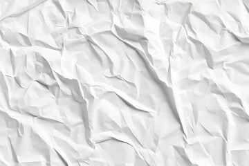Obraz premium Textured White Paper with Creases and Wrinkles