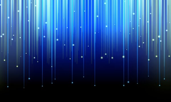 ネオンの流れるバーチャル空間★サイバーパンクな背景壁紙