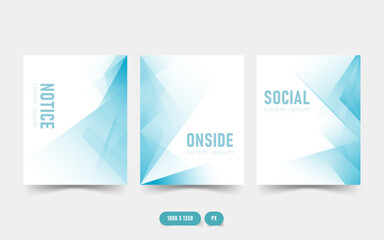 social media background,set collections,blue gradations,abstract background,colorful,memphis,vector ,eps 10