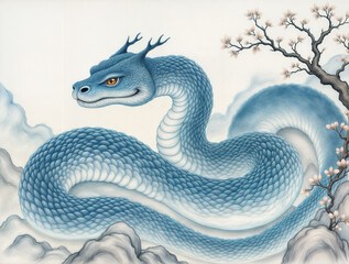 blue snake