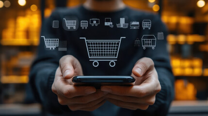 Customer Purchase and Buying Experience Conceptual Illustration