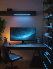 Holographic Display in a Modern Workspace