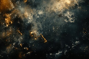 Obraz premium Abstract cosmic background with swirling nebulae and stars. (1)