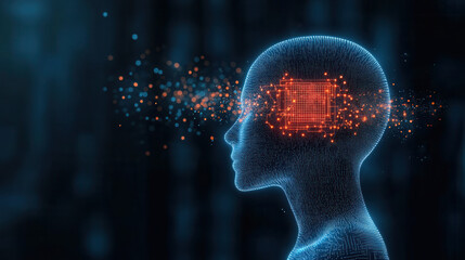 Futuristic Artificial Intelligence Concept