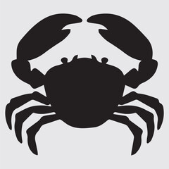 crab isolated on white, crab
