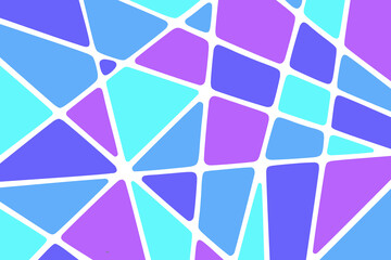 青と紫のモザイク風背景