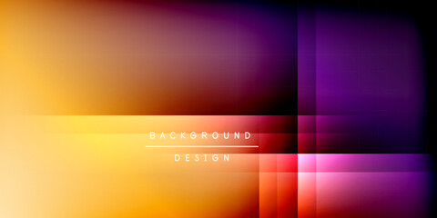 Fototapeta premium Bright lines background. Gradient geometric template wallpaper