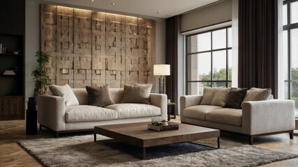 Fototapeta premium modern living room