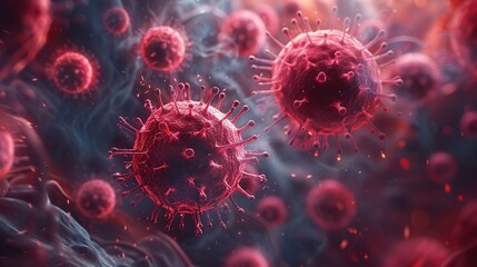 Artistic Exploration of the Intricate Lives of Bacteria and Viruses