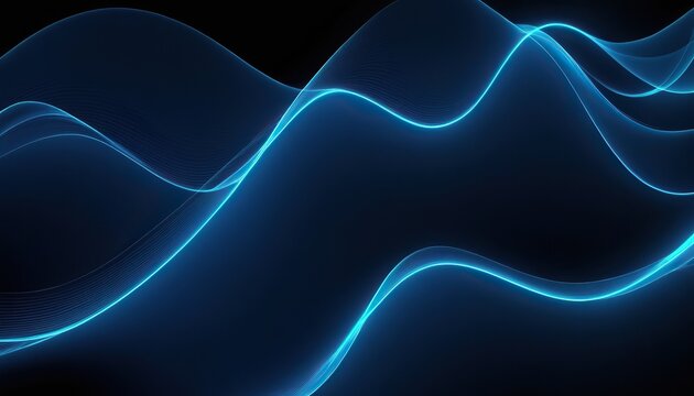 Blue wave gradient background 905