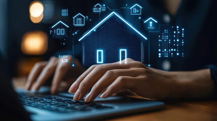 Modern Real Estate Concept with Property Investment