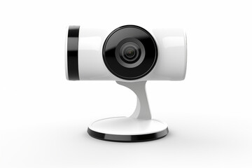 White webcam on a white background. Generative ai