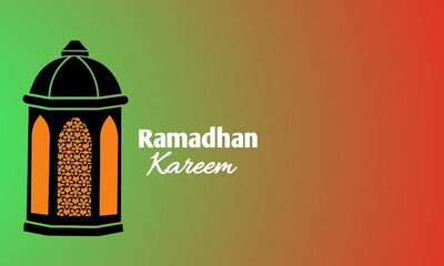 Ramadan Kareem Abstract Background with high resolution, Gradient colored