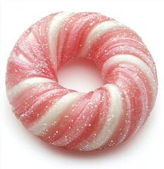 Candy Cane, Festive Holiday Treat, Fun Cheerful Classic Seasonal Winter Sweets, Isolated 3d Rendered Snack Foods