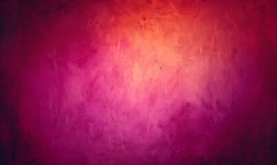 Obraz premium A gradient flows from rich burgundy edges to a warm coral center, creating a vibrant and welcoming look