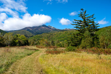 一ノ瀬園地の青空