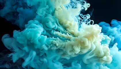 Obraz premium Captivating swirling colors abstract art digital creation vibrant environment close-up perspective concept of fluid dynamics for visual inspiration