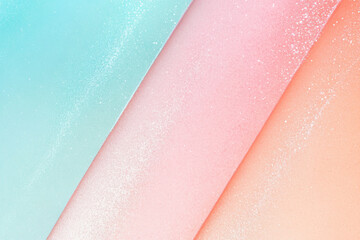 Fototapeta premium abstract pastel blue pink gradient background with glitter