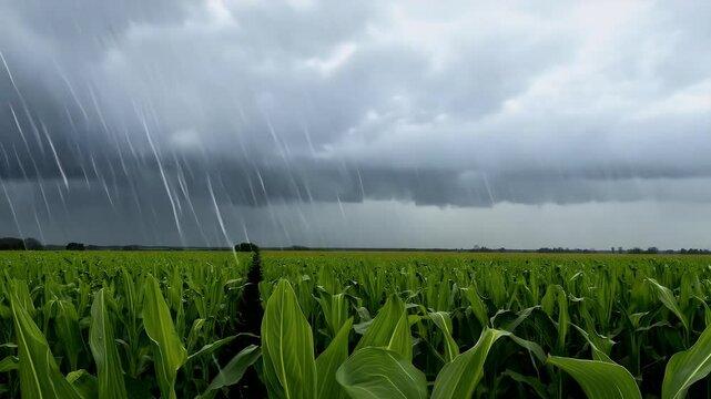 ather changes Perfect agricultural related projects showing power nature&rsquo;s elements crops rain timelapse time-lapse season agriculture young copy space farming field grown maize summer environment