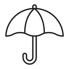 Umbrella line icon.