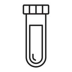 Test Tube line icon.