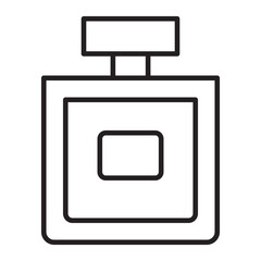 Perfume Bottle line icon.