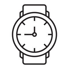 Watch line icon.