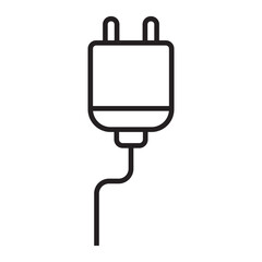 Electric Plug line icon.