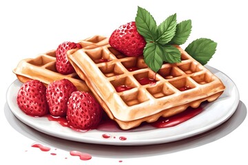 illustration of an ice cream set. Different types and tastes of cold desserts cups cones soft serve bars sticks popsicles frozen juice in waffles and on sticks. Vintage hand-drawn style generative ai	