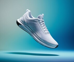 A single, modern sneaker with a stylish design