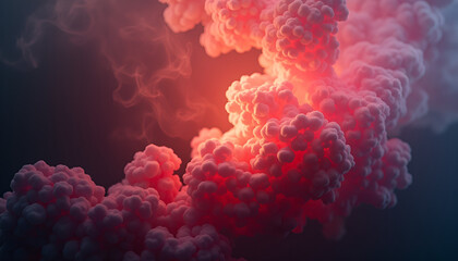Electric smoke background, cloud texture