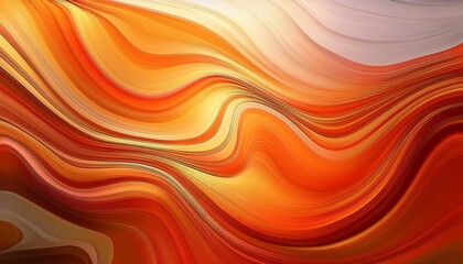 Obraz premium A swirling abstract pattern of orange and yellow hues evokes energy and movement
