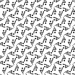 Abstract black and white repeating background