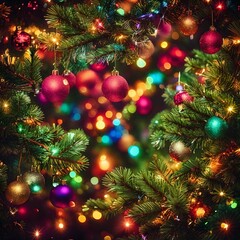 Fototapeta premium Christmas Decoration Background