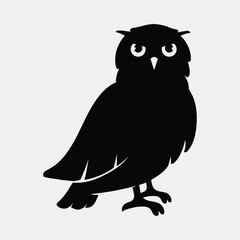 vector animal icons of black color