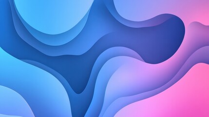 Abstract blue background with subtle gradient shading, smooth transitions from dark to light blue, ideal for a minimalist and modern design